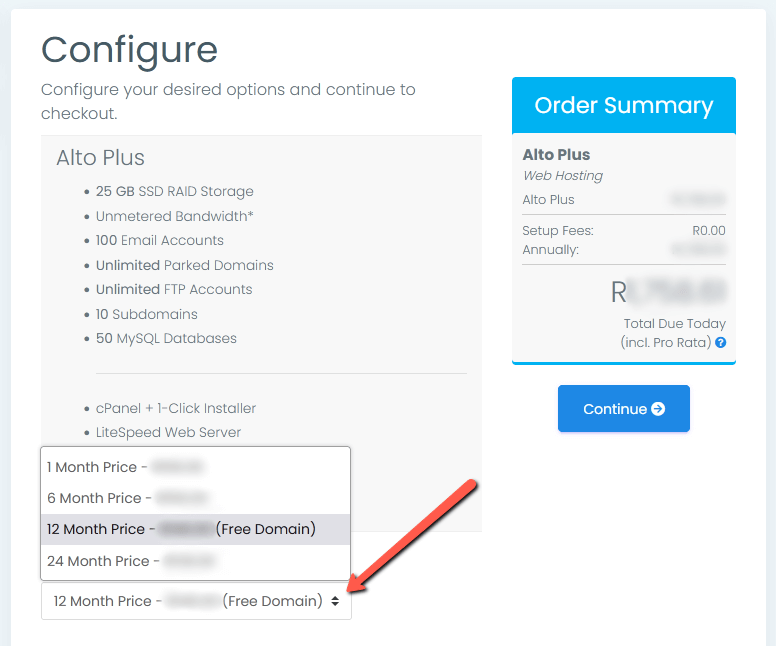 Step 4 - Configure your billing cycle
